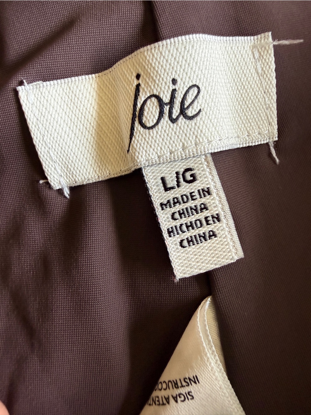 Joie brown faux leather pants large stretchy leggings ankle western Cowgirl